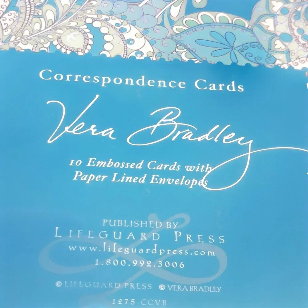 Vera Bradley Deluxe Photo Album Turquoise Peacock Paisley 100 Page 200 Photos
